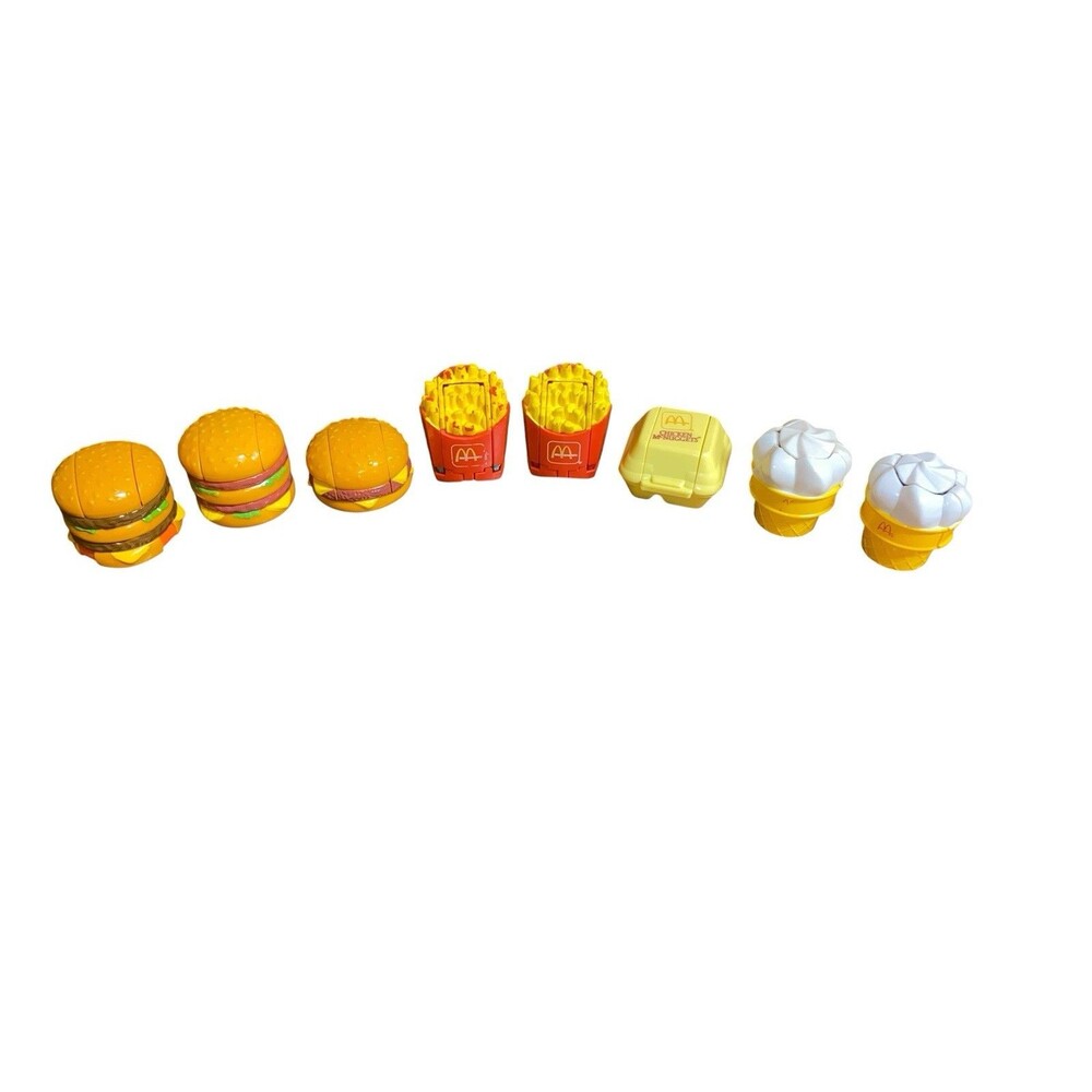 Vtg 80’s/90’s McDonald's Changeables Mcrobots & Dinos Lot Of 8